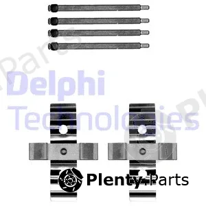 Delphi LX0702 — Accessory Kit, disc brake pad