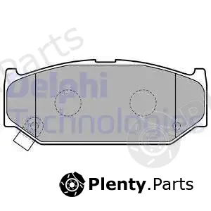 Delphi LP2182 — Brake Pad Set, disc brake