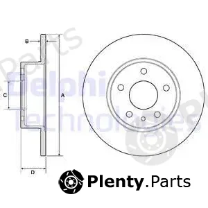 Delphi BG2386 — Brake Disc