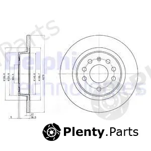 Delphi BG3731 — Brake Disc