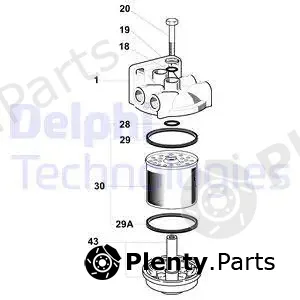 Delphi 5836B020 — Fuel Filter