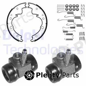 Delphi 1076 — Brake Shoe Set