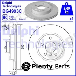 Delphi BG4993C — Brake Disc