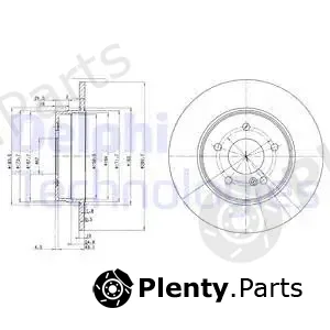 Delphi BG3239 — Brake Disc