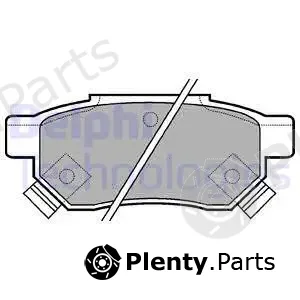 Delphi LP625 — Brake Pad Set, disc brake