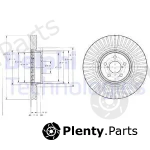 Delphi BG9105 — Brake Disc