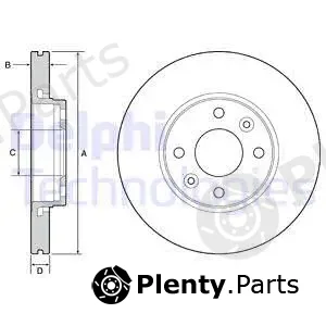 Delphi BG4459C — Brake Disc