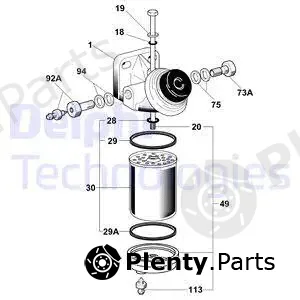 Delphi 6260B665B — Fuel Filter