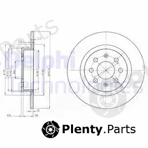 Delphi BG3945 — Brake Disc