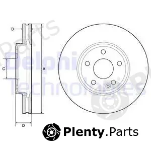 Delphi BG4788C-19B1 — Brake Disc