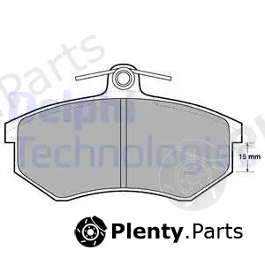 Delphi LP429 — Brake Pad Set, disc brake