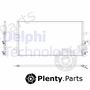 Delphi TSP0225640 — Condenser, air conditioning