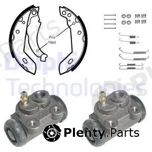 Delphi 834 — Brake Shoe Set