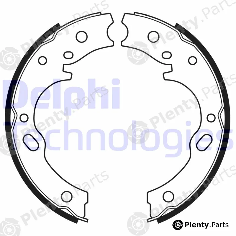Delphi LS2171 — Brake Shoe Set, parking brake