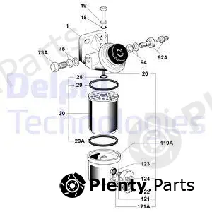 Delphi 6260B697B — Fuel Filter