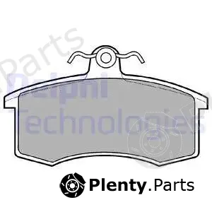 Delphi LP551 — Brake Pad Set, disc brake