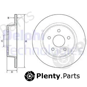 Delphi BG4533 — Brake Disc