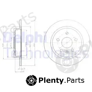 Delphi BG4188 — Brake Disc
