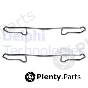Delphi LX0108 — Accessory Kit, disc brake pad
