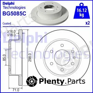 Delphi BG5085C — Brake Disc