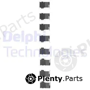 Delphi LX0126 — Accessory Kit, disc brake pad