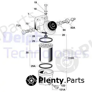 Delphi 6260B645B — Fuel Filter
