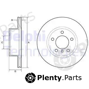 Delphi BG4645C — Brake Disc