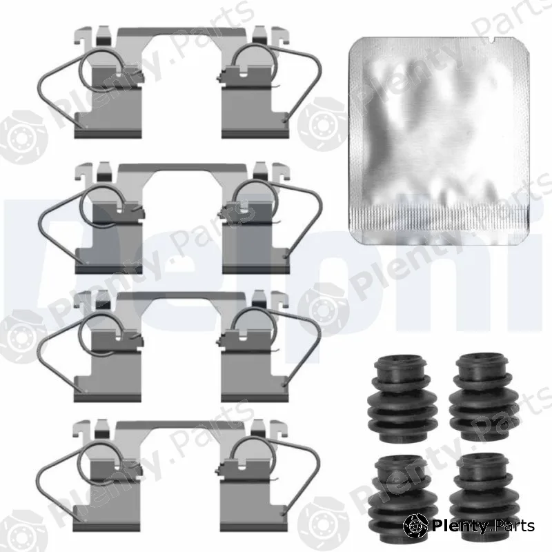 Delphi LX0744 — Accessory Kit, disc brake pad