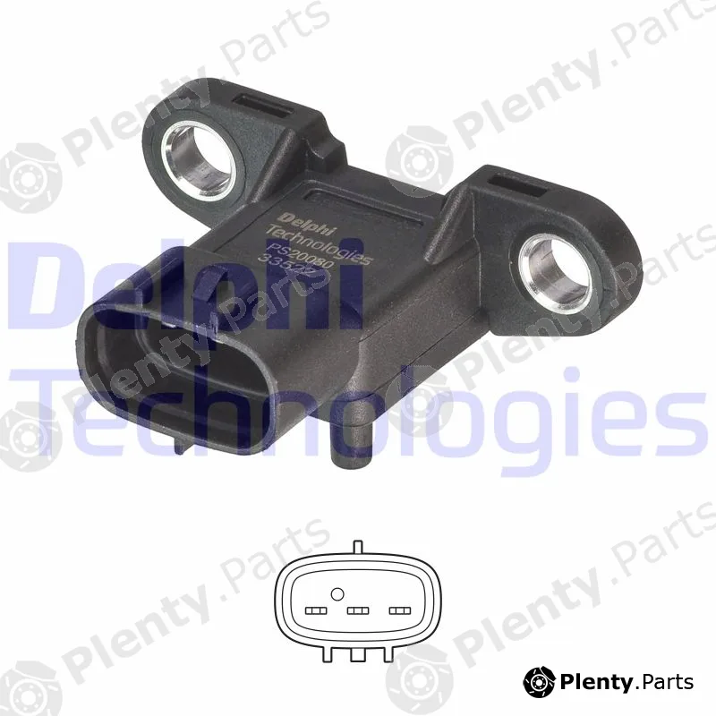 Delphi PS20080-12B1 — Sensor, intake manifold pressure
