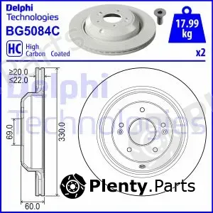 Delphi BG5084C — Brake Disc