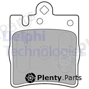 Delphi LP1618-17B1 — Brake Pad Set, disc brake