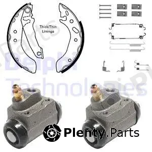 Delphi 841 — Brake Shoe Set