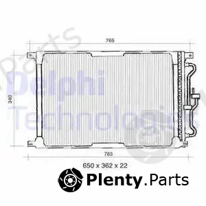 Delphi TSP0225300 — Condenser, air conditioning