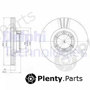 Delphi BG2284 — Brake Disc