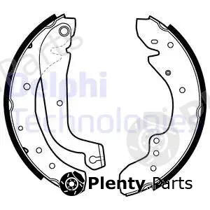 Delphi LS1726 — Brake Shoe Set