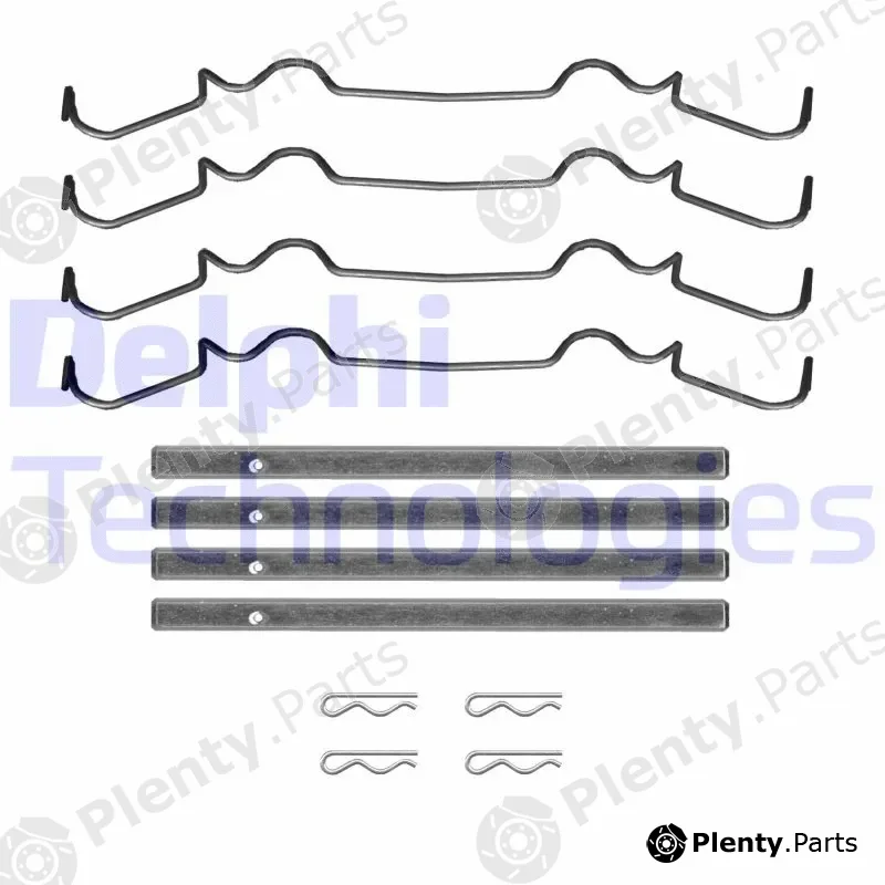 Delphi LX0722 — Accessory Kit, disc brake pad