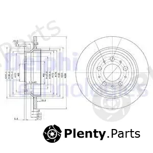 Delphi BG3515 — Brake Disc