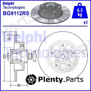 Delphi BG9112RS — Brake Disc