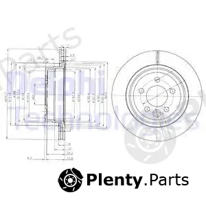 Delphi BG3919 — Brake Disc