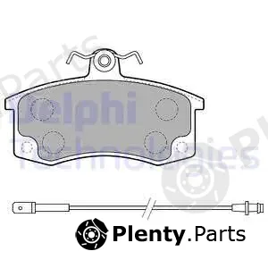 Delphi LP1800 — Brake Pad Set, disc brake