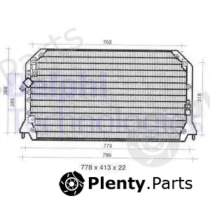 Delphi TSP0225309 — Condenser, air conditioning
