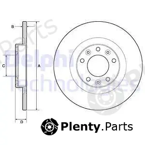 Delphi BG4662C — Brake Disc