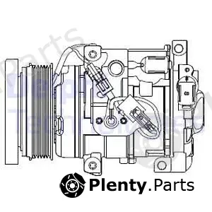 Delphi CS20508 — Compressor, air conditioning