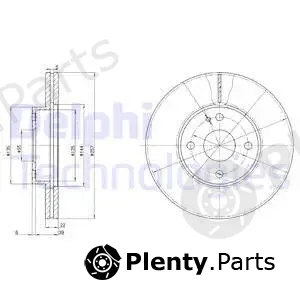 Delphi BG2804 — Brake Disc