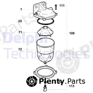 Delphi 5864001 — Fuel Filter