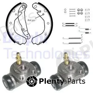 Delphi 743 — Brake Shoe Set