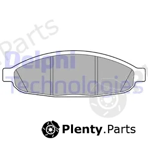 Delphi LP3555 — Brake Pad Set, disc brake
