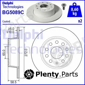 Delphi BG5089C — Brake Disc