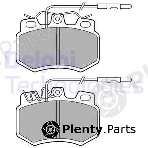 Delphi LP493 — Brake Pad Set, disc brake