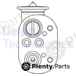 Delphi CB1001V — Expansion Valve, air conditioning